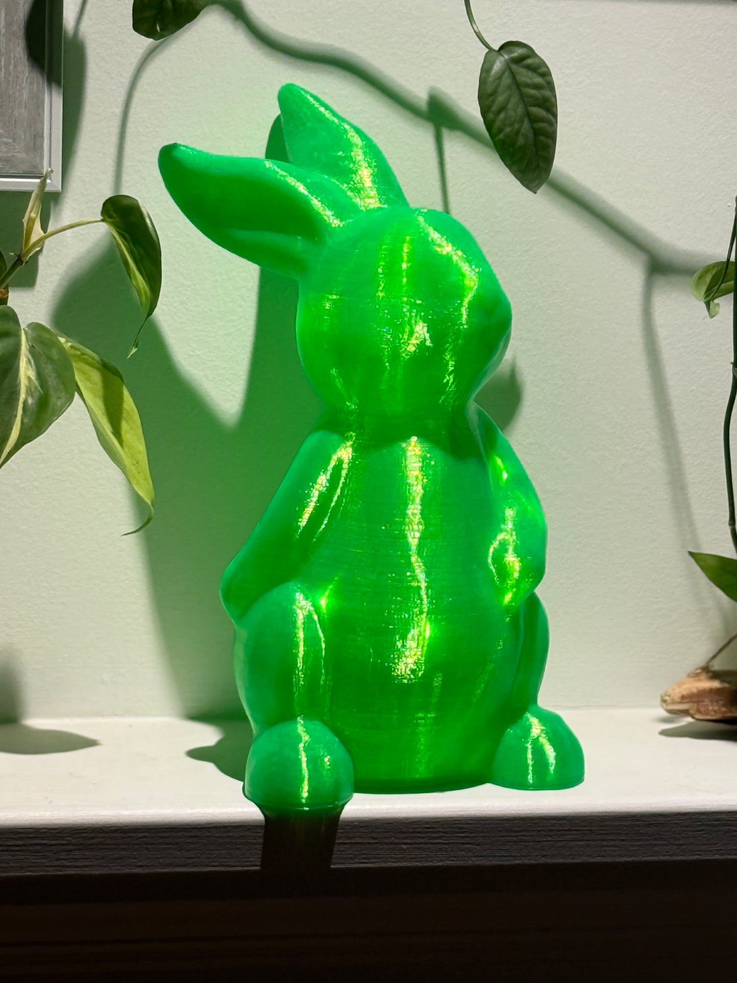 Bunny Fairy Light, Magical Animal Statue Lamp, Home Decor, Woodland Theme, 3D Printed