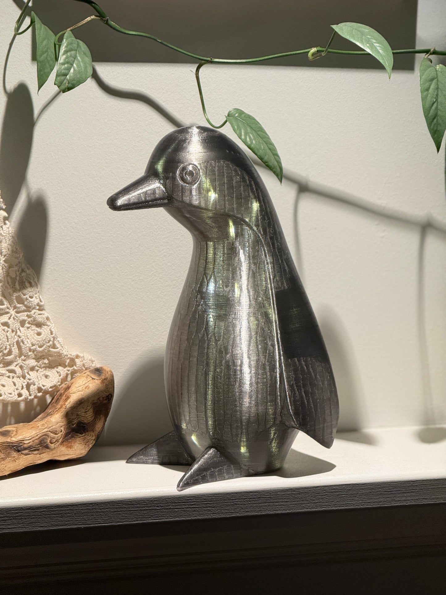 Penguin Fairy Light, Magical Animal Statue Lamp, Home Decor, Winter Theme, 3D Printed