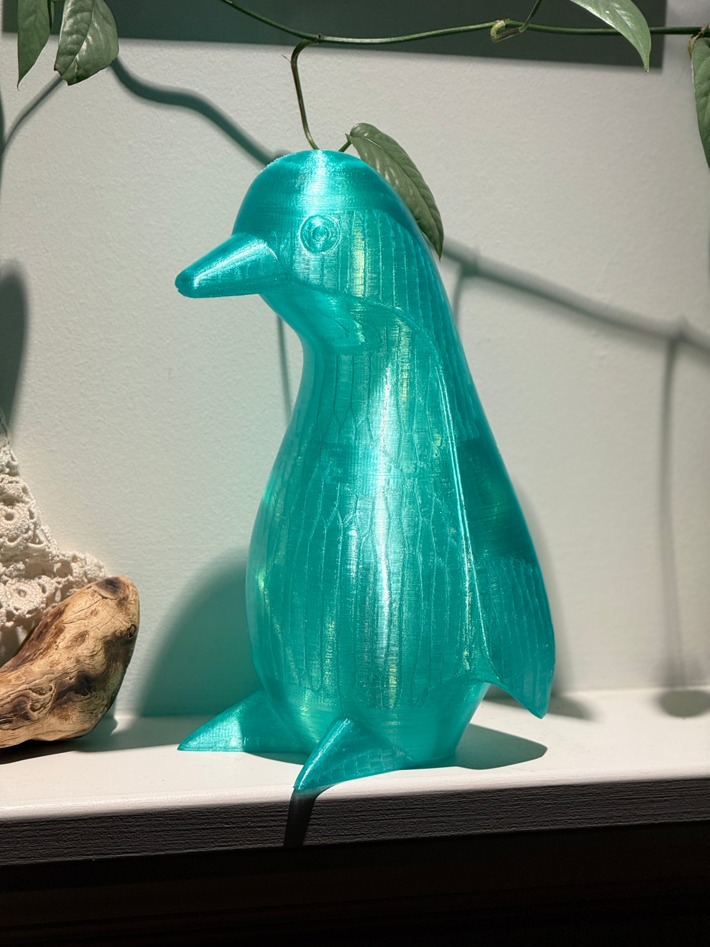 Penguin Fairy Light, Magical Animal Statue Lamp, Home Decor, Winter Theme, 3D Printed