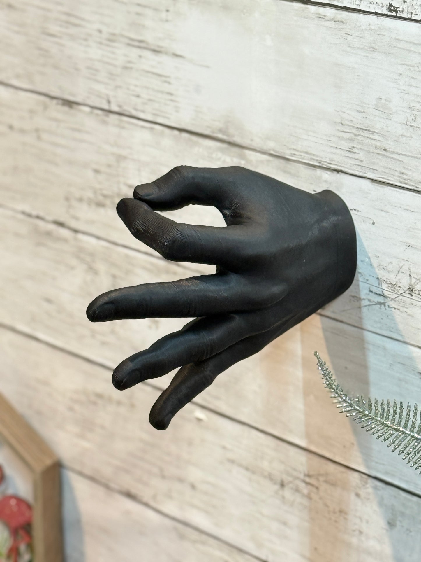 Male Hand Hook, Ok, Choose Your Color, 3D Printed, Wall Mounted, Floating Effect